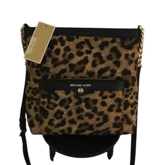 Like new Authentic Michael Kors Animal print crossbody bag Cheetah lepord print - Picture 3 of 7